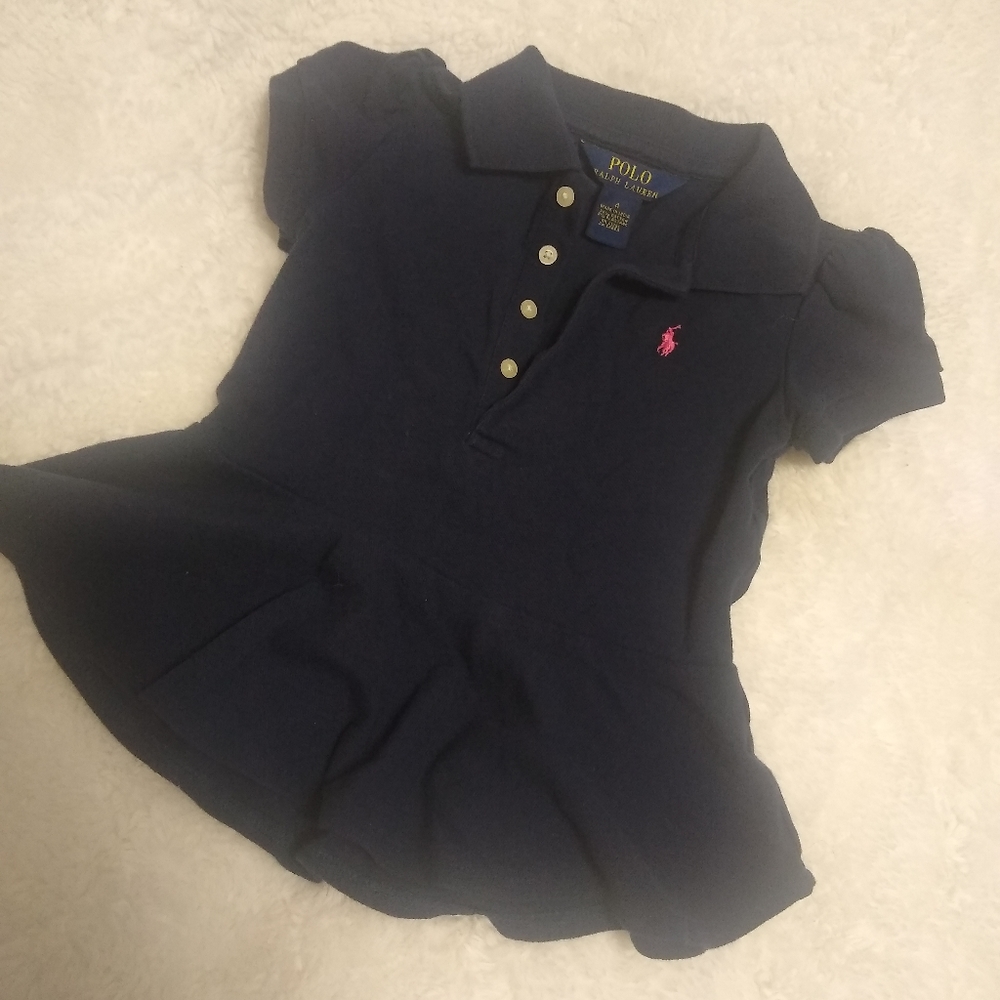 Navy blue polo Ralph Lauren shirt